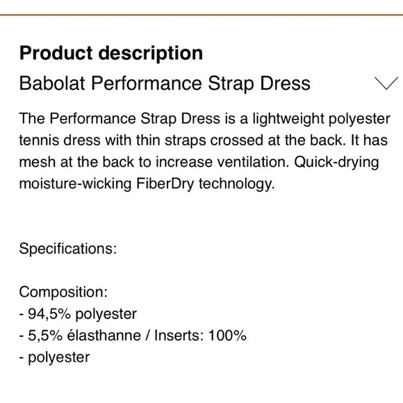 BABOLAT NWT Y2K tennis dress. Halter dress,striped, activewear,sporty,preppy - Picture 13 of 15